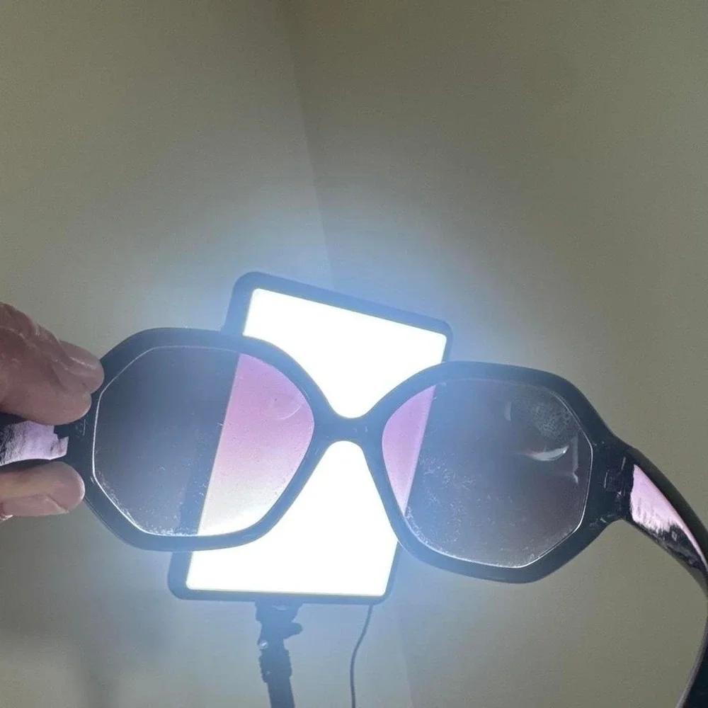 American Eagle Outfitters Rare Vintage Black oversized geometric sunglasses.